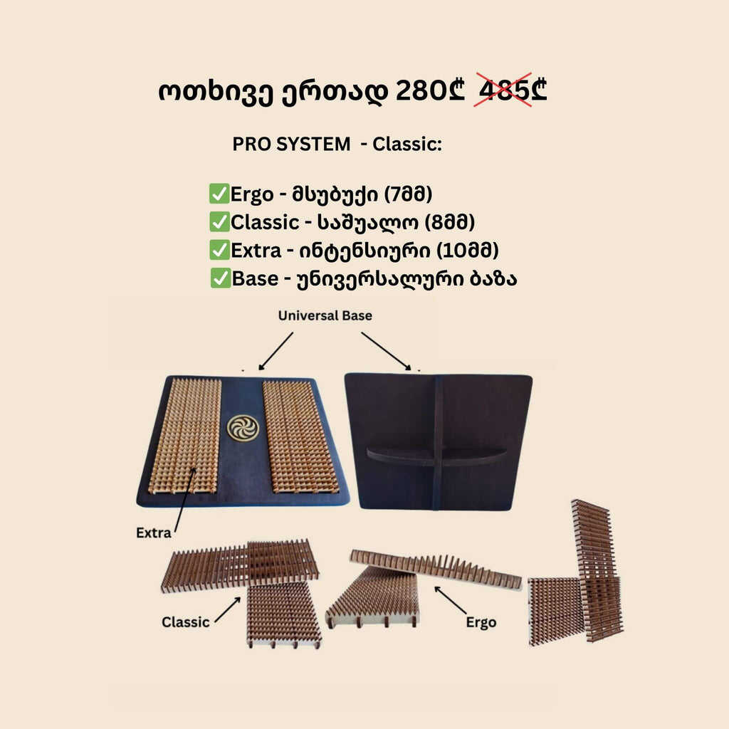 Pro System Classic | 4-in-1 სრული ნაკრები
